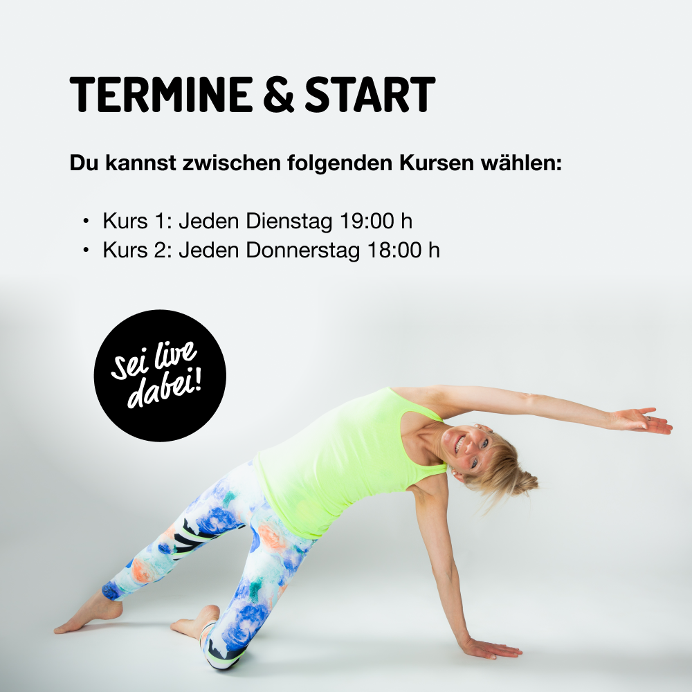 *Absolut fit PILATES (12 Wochen Online Seminar)