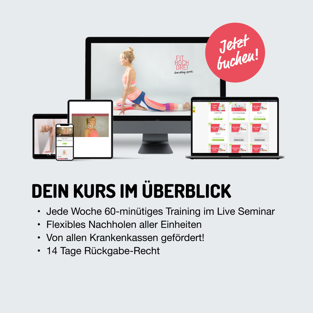 *Absolut fit Funktionelles Krafttraining RÜCKEN PLUS (12 Wochen Online Seminar)