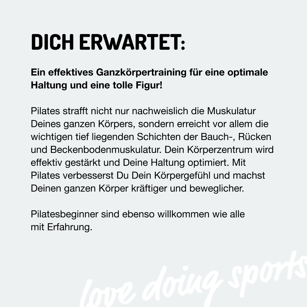 *Absolut fit PILATES (12 Wochen Online Seminar)
