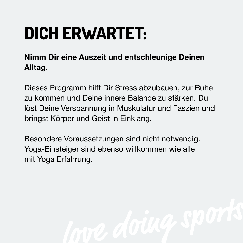 *Absolut fit YOGA – Leichtigkeit und innere Ruhe (12 Wochen Online Seminar)