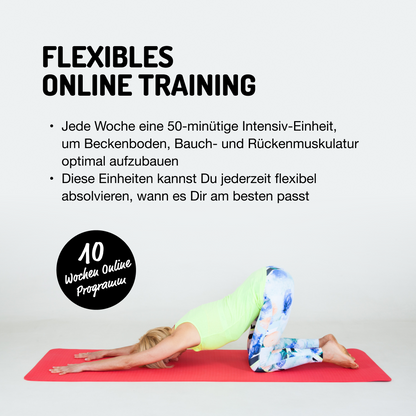 *Absolut fit - Dein Beckenbodenprogramm – Reaktive Kräftigung & Funktionalität (10 Wochen Online Kurs)